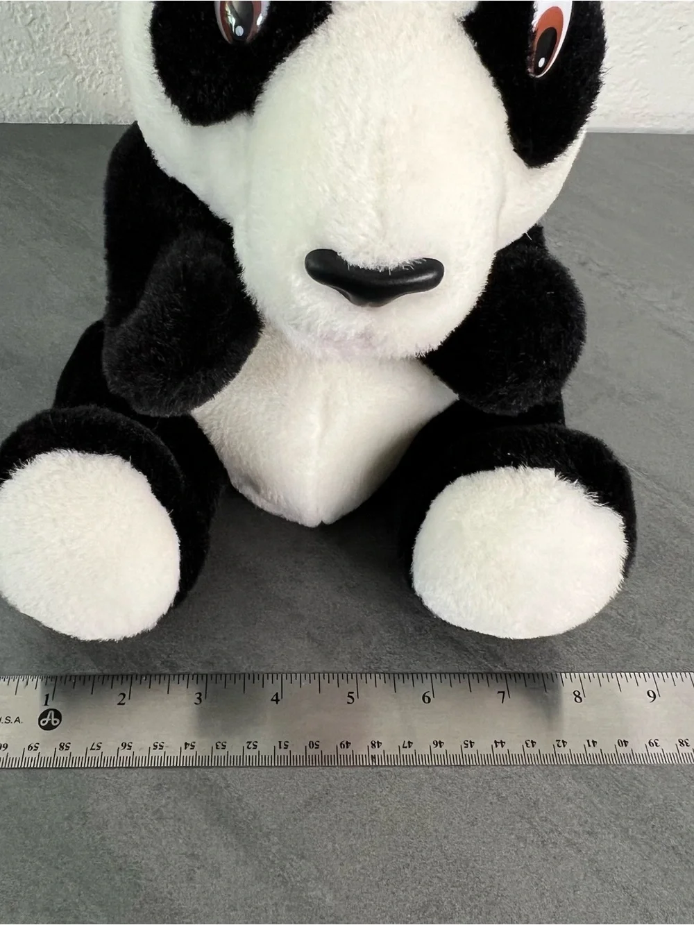 McGraw Hill Math Stuffed Plush Panda Bear‎ “Tu-Tu” Hand Puppet Toy Home School
